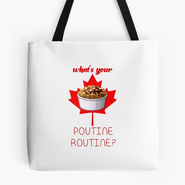 Item preview, What’s Your Poutine Routine! (on White) designed and sold by PawsitiveMum.