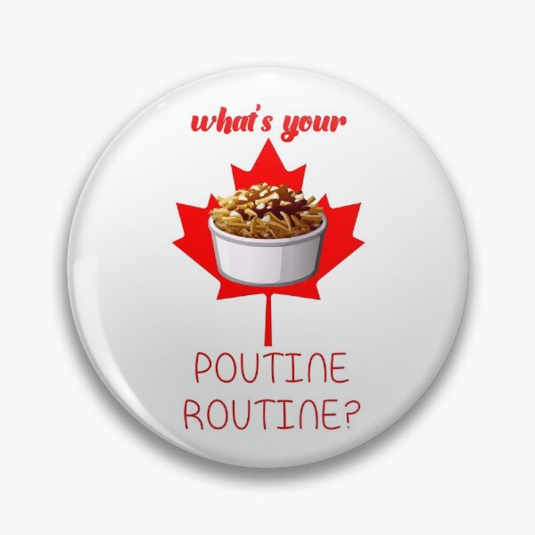 Item preview, What’s Your Poutine Routine! (on White) designed and sold by PawsitiveMum.