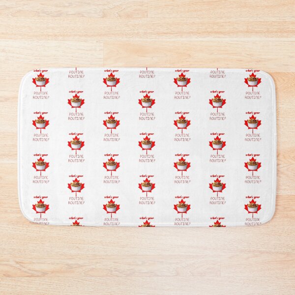 Item preview, What’s Your Poutine Routine! (on White) designed and sold by PawsitiveMum.
