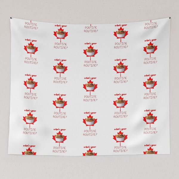 Item preview, What’s Your Poutine Routine! (on White) designed and sold by PawsitiveMum.