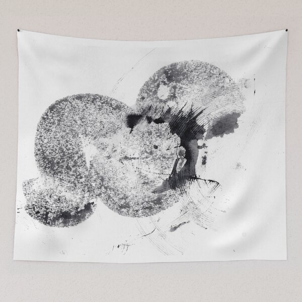 Item preview, ink explorations (054) - abstract black india ink painting designed and sold by expl-rations.