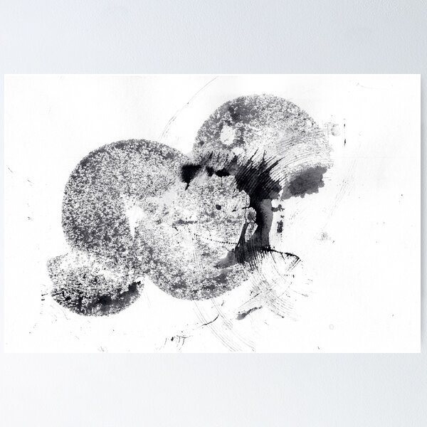 Item preview, ink explorations (054) - abstract black india ink painting designed and sold by expl-rations.