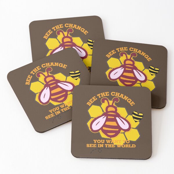 Item preview, Bee The Change - Cute Wholesome Bee!! designed and sold by SoffyLee586.