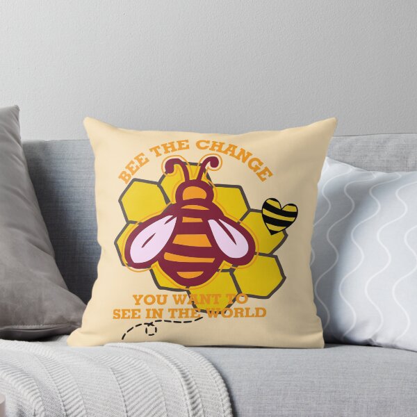 Item preview, Bee The Change - Cute Wholesome Bee!! designed and sold by SoffyLee586.