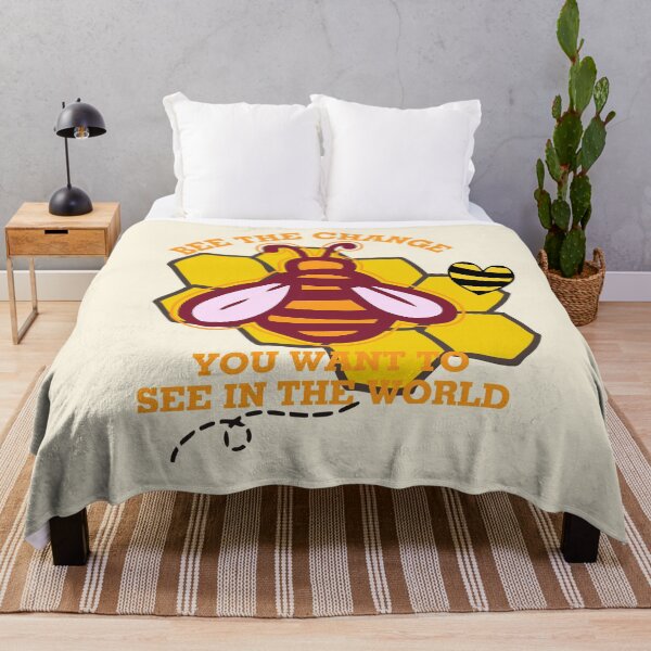 Item preview, Bee The Change - Cute Wholesome Bee!! designed and sold by SoffyLee586.