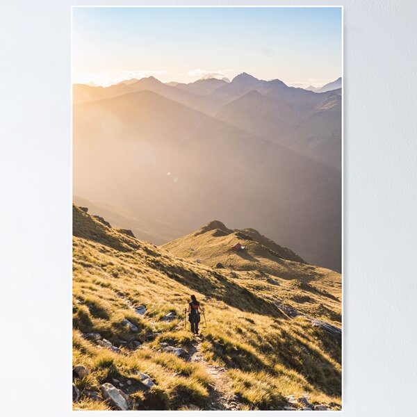 Item preview, Brewster Hut at Sunset, NZ designed and sold by Tamasin Langton Design.