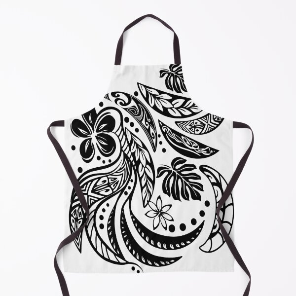 Item preview, Hawaiian - Polynesian Black And White Tribal Print designed and sold by sunnthreads.