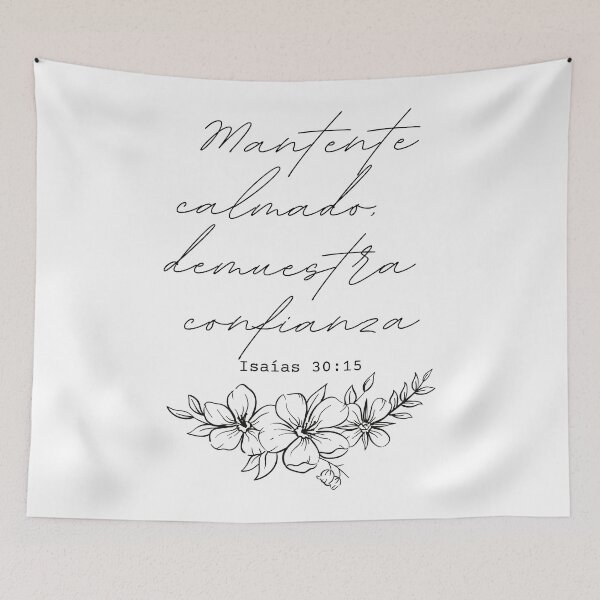 Item preview, Mantente calmado demuestra confianza line drawing designed and sold by Jwcraftic.