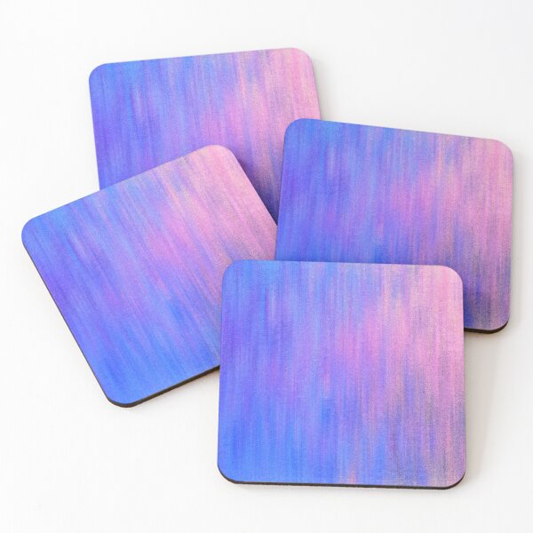 Item preview, Pink Blue Purple Calm Vivid Abstract Stripe Pattern designed and sold by hearthearts.