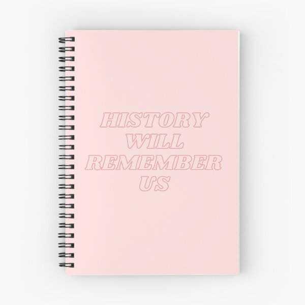 Item preview, History Will Remember Us - Red, White, and Royal Blue Quote designed and sold by Bookdragon77.