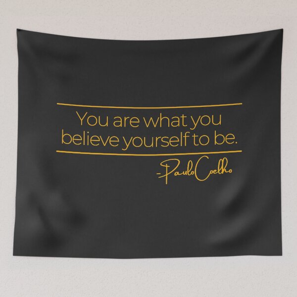 Item preview, Paulo Coelho Inspirational Quotes designed and sold by TonsPOD.