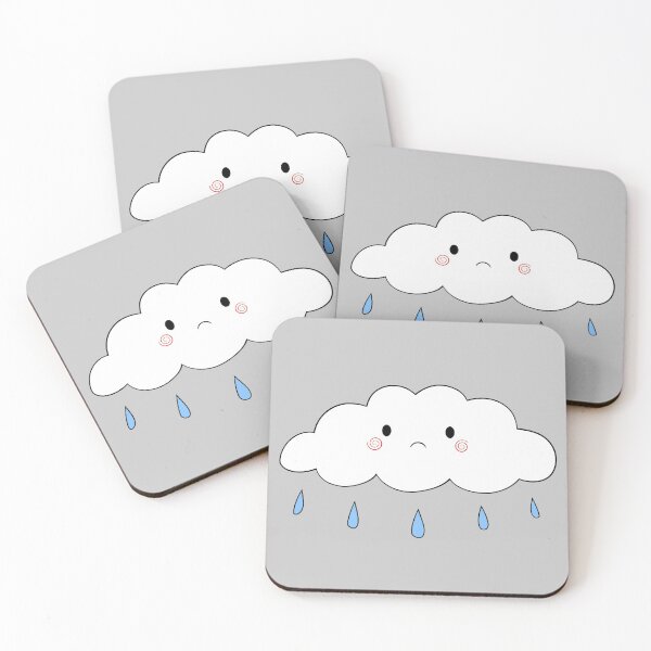 Item preview, cute sad cloud! designed and sold by floradoodles.