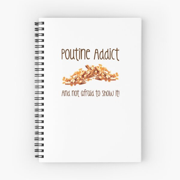 Aperçu de l'œuvre Addict à la poutine! (sur blanc) créée et vendue par PawsitiveMum.