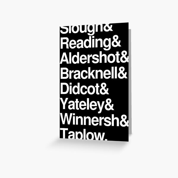 Vista previa del artículo con la obra «Citas de David Brent - Slough», diseñado y vendido por Type4u.