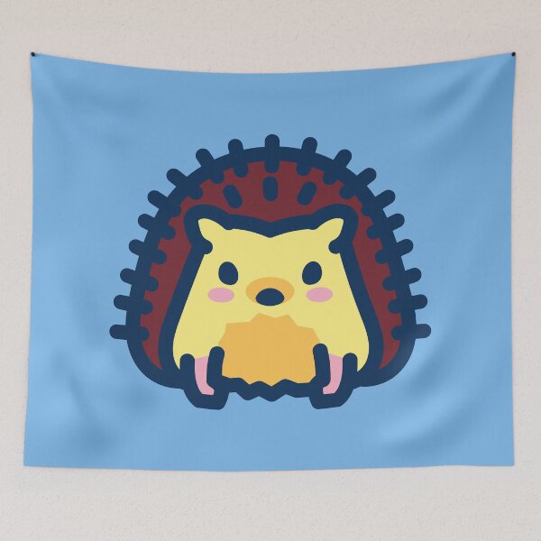 Item preview, Diploo's friends - the lovely baby hedgehog - aero blue designed and sold by TokiPY.