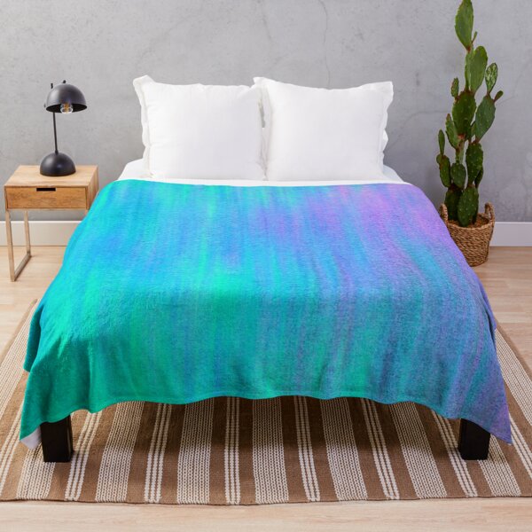 Item preview, Green Teal Purple Calm Cool Abstract Stripe Pattern designed and sold by hearthearts.