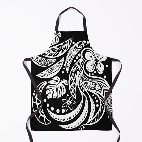 Item preview, Hawaiian Black And White Tribal Jungle Print designed and sold by sunnthreads.
