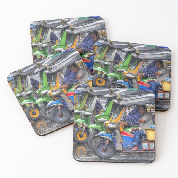 Item preview, Tuk tuks in the rain designed and sold by Kevin Hellon.