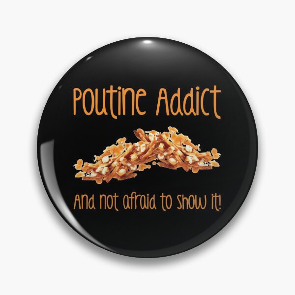 Item preview, Poutine Addict! (on black) designed and sold by PawsitiveMum.