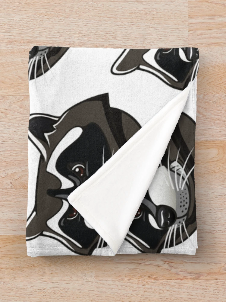 Thumbnail 3 of 6, Throw Blanket, Angry Racoon designed and sold by CalvinMade.