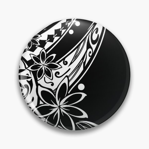 Item preview, Hawaiian - Polynesian Black And White Tribal Print designed and sold by sunnthreads.