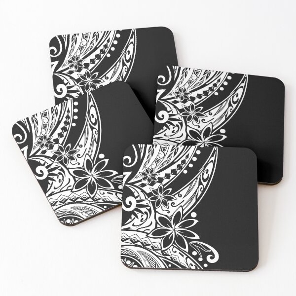 Item preview, Hawaiian - Polynesian Black And White Tribal Print designed and sold by sunnthreads.