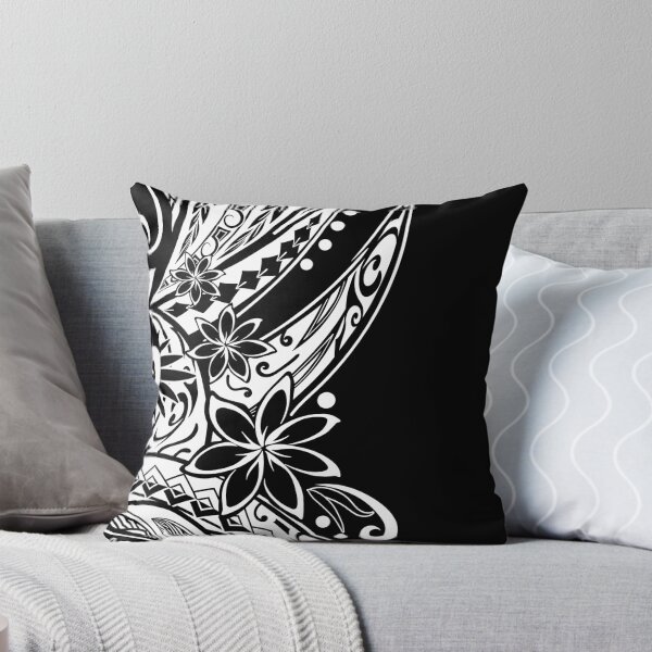 Item preview, Hawaiian - Polynesian Black And White Tribal Print designed and sold by sunnthreads.