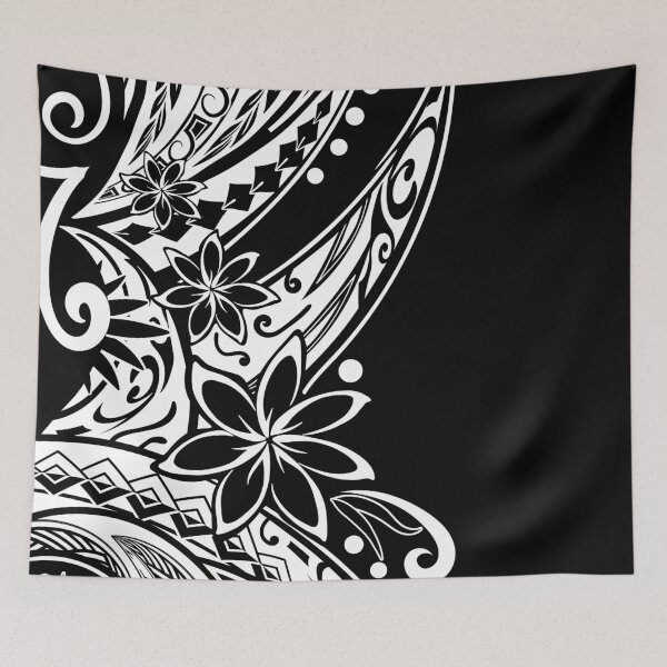 Item preview, Hawaiian - Polynesian Black And White Tribal Print designed and sold by sunnthreads.