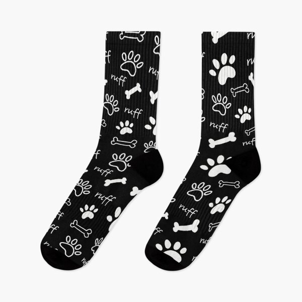 Item preview, 'Dog Paws, Bones and Ruff Ruff' pattern for dog lovers. designed and sold by Zentropik.