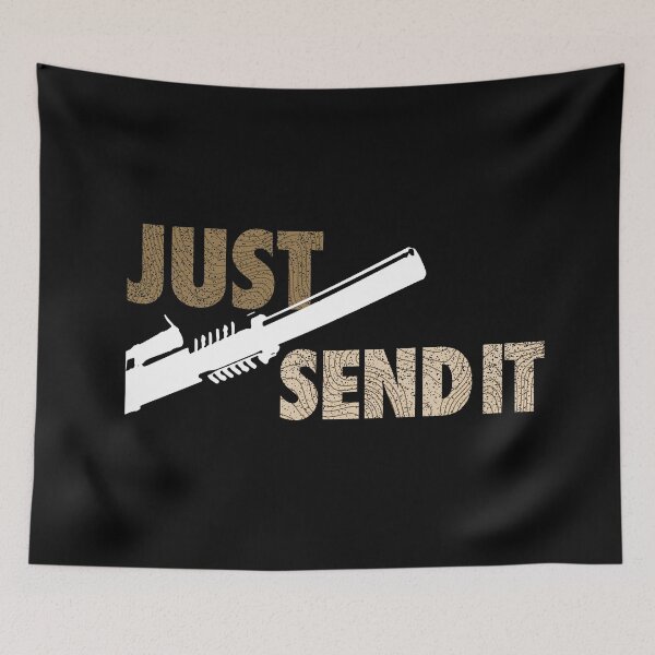 Item preview, JUST SEND IT - Black Background  designed and sold by Tobias1969.