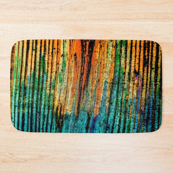 Item preview, Rough Wood- Aqua Rainbow designed and sold by Designs By YL.