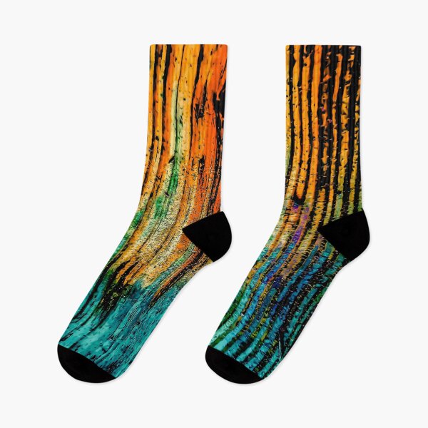 Item preview, Rough Wood- Aqua Rainbow designed and sold by Designs By YL.