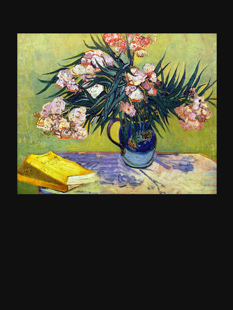 'Still Life with Oleander' by Vincent Van Gogh (Reproduction) by RozAbellera
