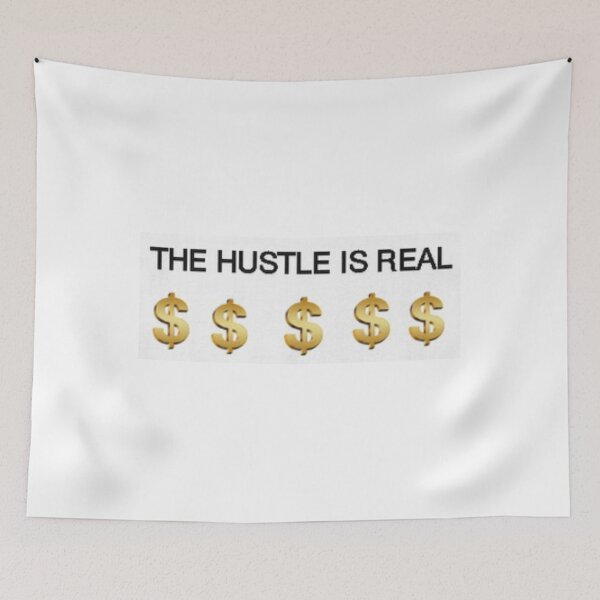 Item preview, THE HUSTLE IS REAL-1 designed and sold by giantstep.