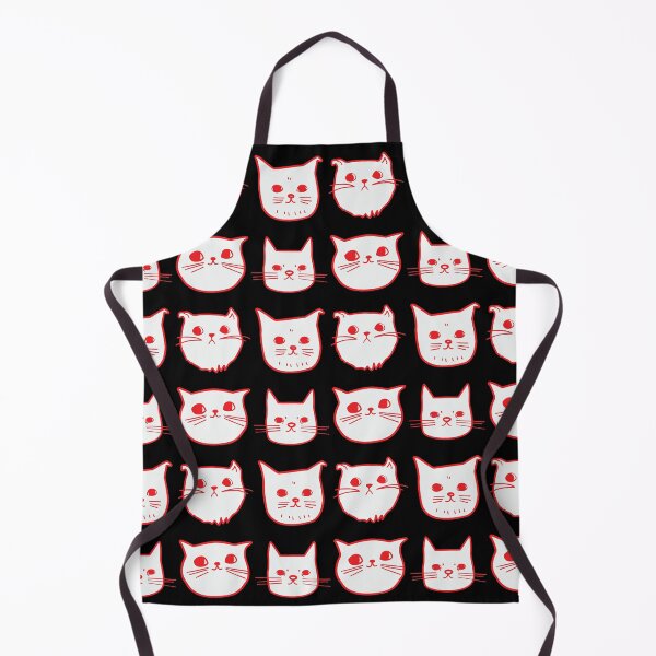 Item preview, 4 Illustrated Cats [Red Outlines] designed and sold by Kids-Playground.