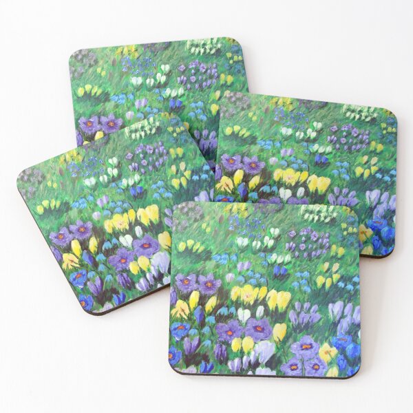 Item preview, Watercolor Crocus Flowers Field designed and sold by ModkMerch.