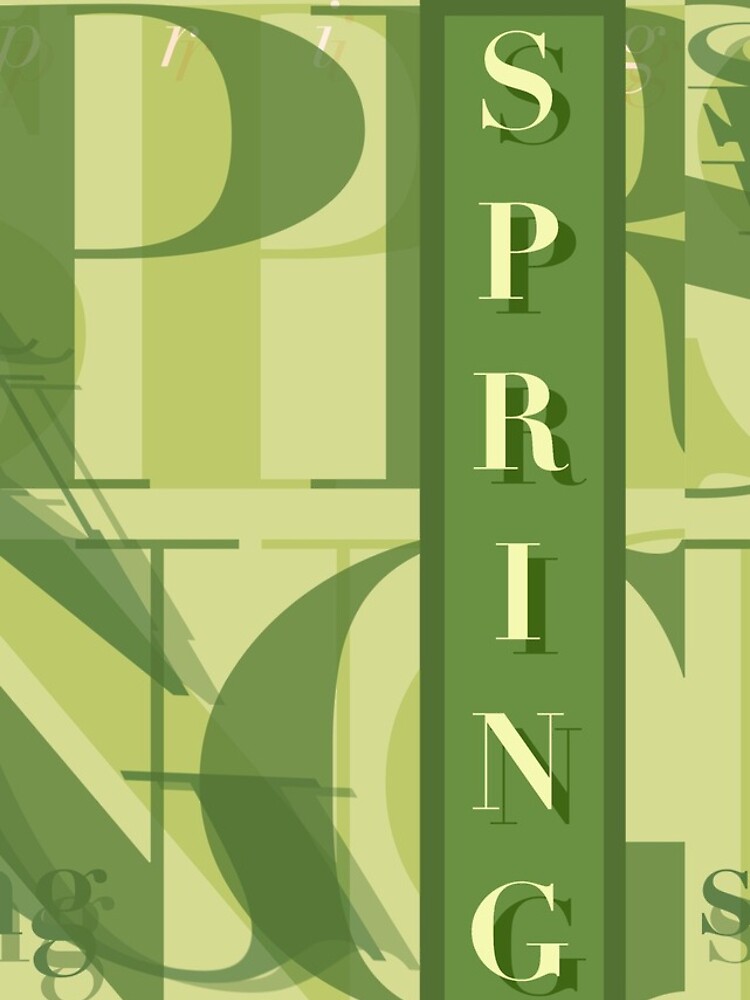 Thumbnail 4 of 4, iPhone Case, Spring Green Text Pattern Design designed and sold by jociart.