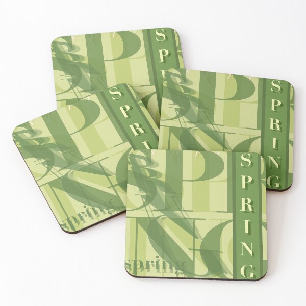 Item preview, Spring Green Text Pattern Design designed and sold by jociart.