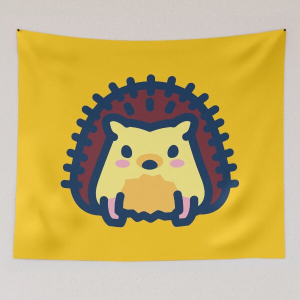 Item preview, Diploo's friends - the lovely baby hedgehog - sunglow yellow designed and sold by TokiPY.