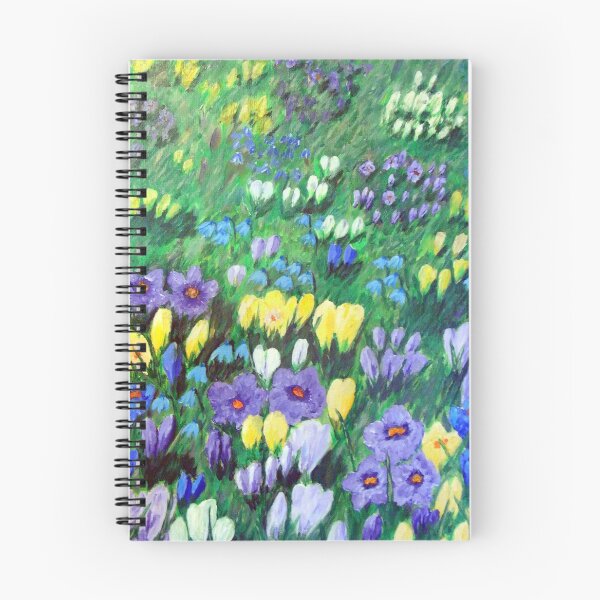Item preview, Watercolor Crocus Flowers Field designed and sold by ModkMerch.