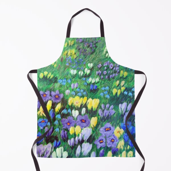 Item preview, Watercolor Crocus Flowers Field designed and sold by ModkMerch.