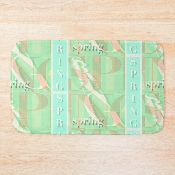 Item preview, Copy of Spring Green Text Pattern Design designed and sold by jociart.