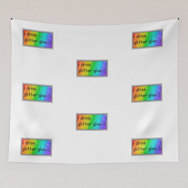 Item preview, i drink glitter glue :) designed and sold by farah  s ✰.