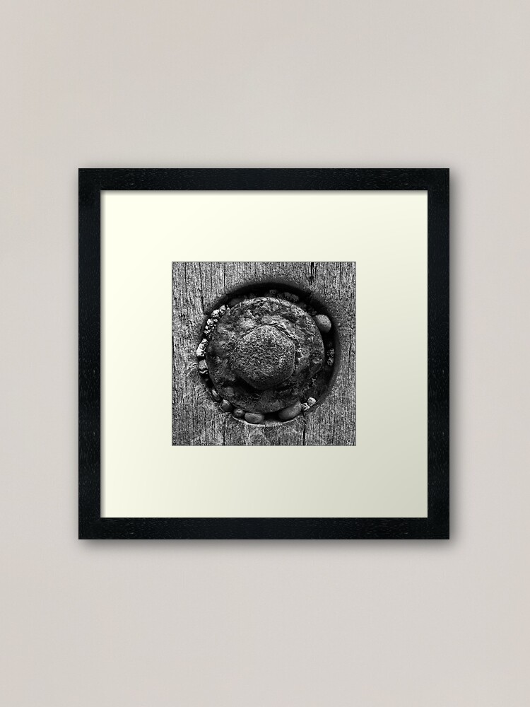 Alternate view of Beach Groyne Textures Framed Art Print