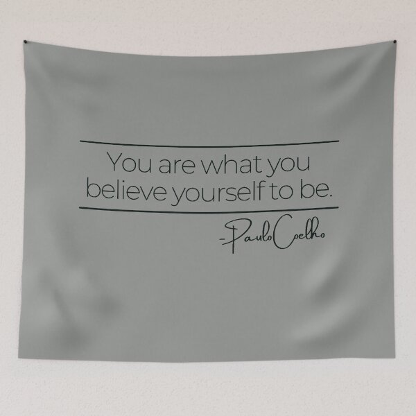 Item preview, Paulo Coelho Inspirational Quotes designed and sold by TonsPOD.