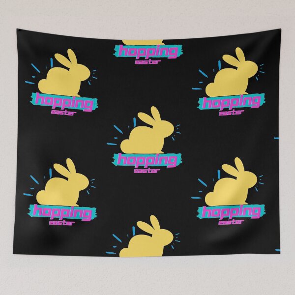 Item preview, EASTER T-SHIRT | Happy Easter T-shirt | Hopping Easter t-shirt | Funny Easter T-shirt designed and sold by ChopshopTEXT.