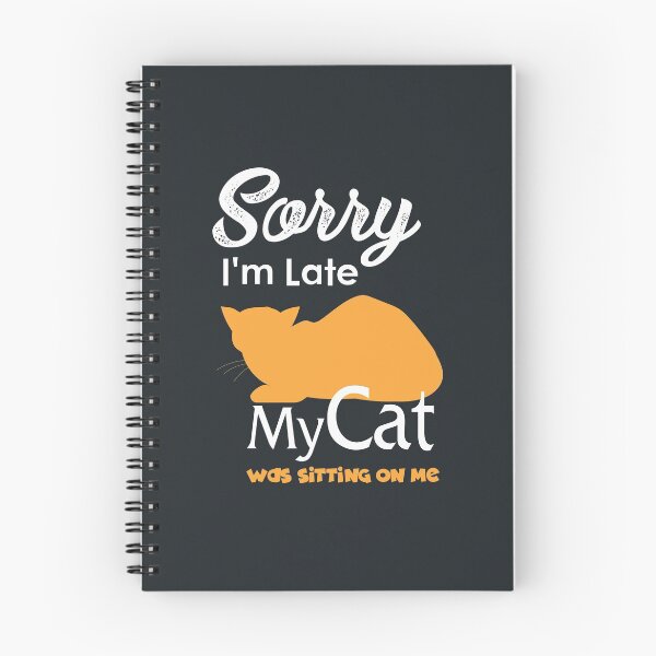 Item preview, Funny Sorry I'm Late My Cat Was Sitting On Me,Funny Cat Shirts - Cat T Shirt - Cat Shirts - Cat Lover Shirt  designed and sold by YADESING.