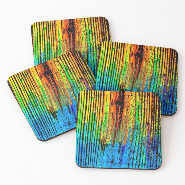 Item preview, Rough Wood- Rainbow designed and sold by Designs By YL.