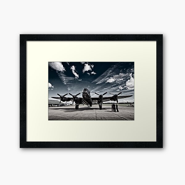 'Just Jane' Lancaster Bomber Framed Art Print