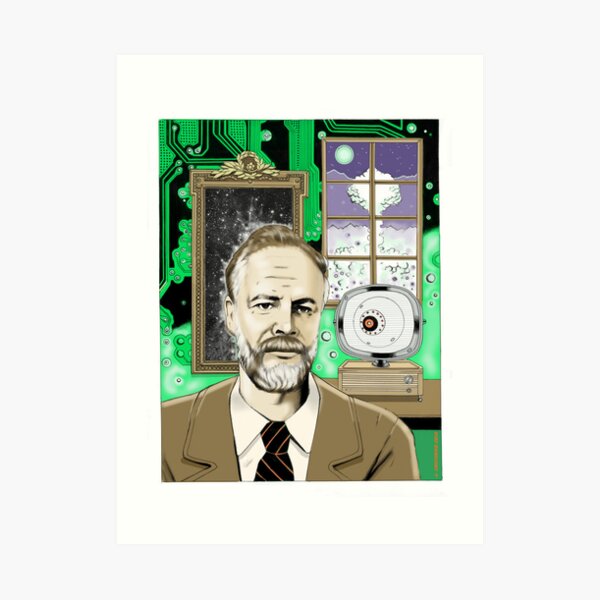 Philip K. Dick Art Print